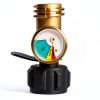 DOZYANT Propane Tank Gauge Brass Modern Visual Alarm-1