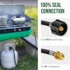 Alloxity Propane Hose Adapter Brass Nylon Grill Connector-2