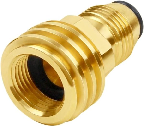 Hooshing Propane Adapter Brass Quick Connect for Grills-3