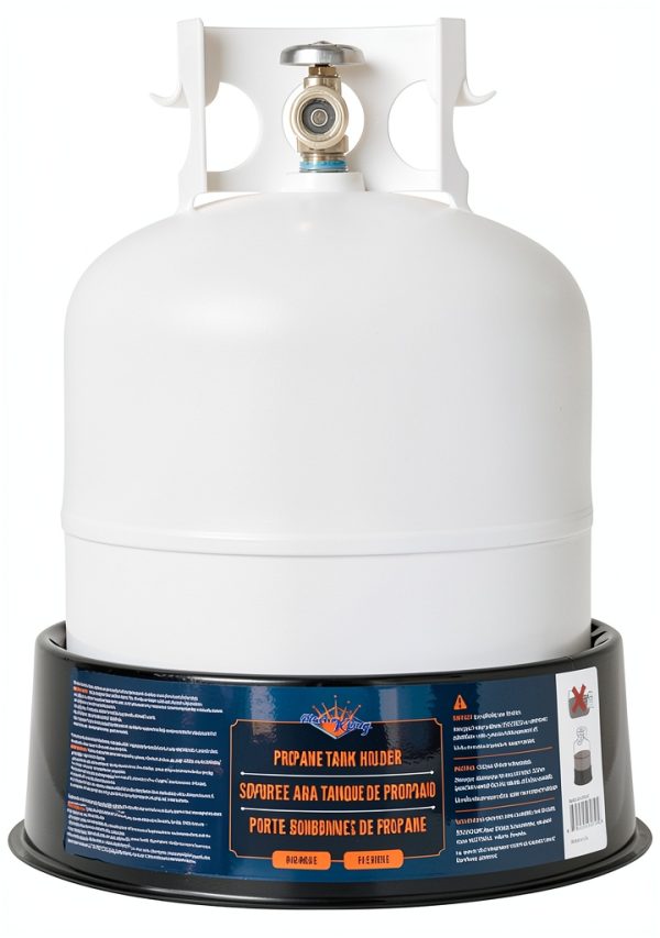 Propane Tank Stabilizer Flame King Universal Fit Black-0