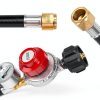 NUPICK Propane Regulator Adjustable Pressure Gauge Hose-2