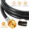 GasSaf Propane Hose Rubber Brass Grill Connector Adapter-2