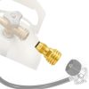 Hooshing Propane Adapter Brass Quick Connect for Grills-2