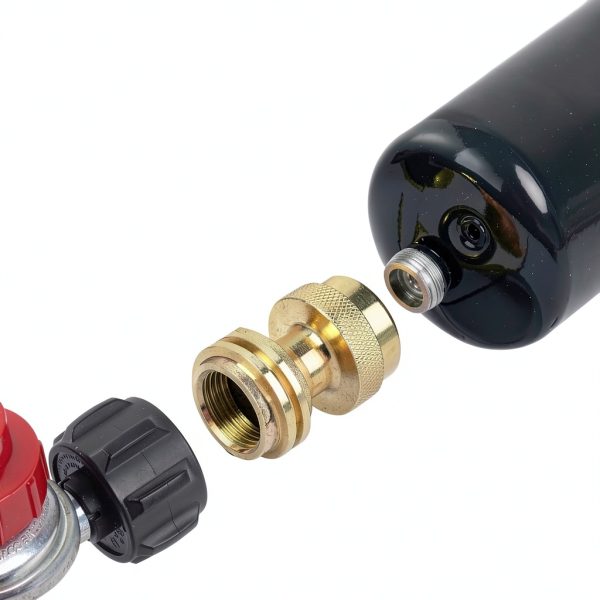 GASPRO Propane Adapter Brass Connector for Grill Tanks-4