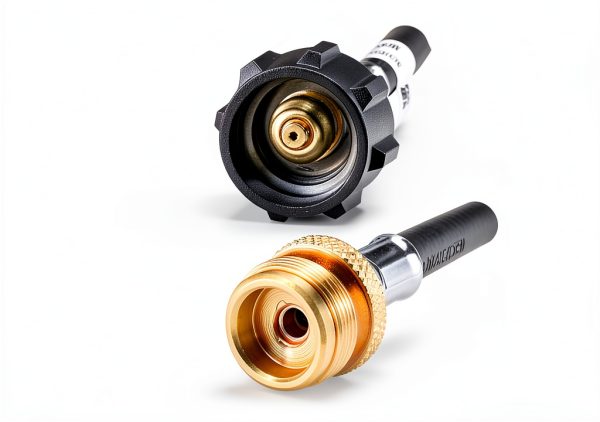 GasSaf Propane Adapter Hose Brass Rubber Grill Connector-3