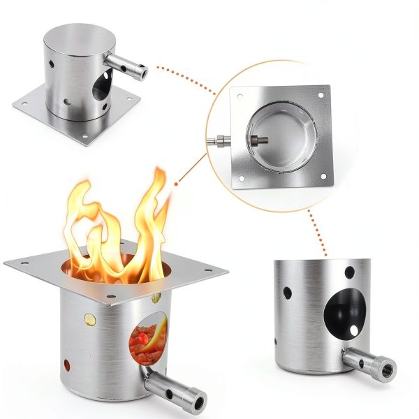 QuliMetal Fire Burn Pot Hot Rod Traeger Pit Boss Replacement-3