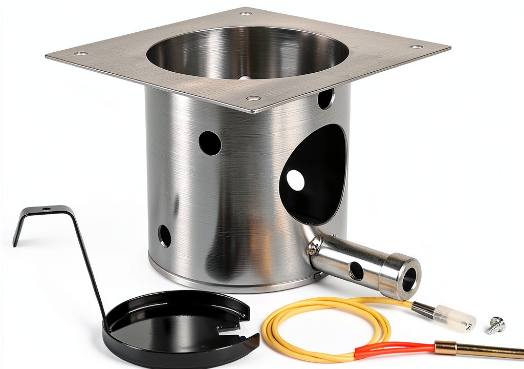 QuliMetal fire burn pot and hot rod kit displayed with components