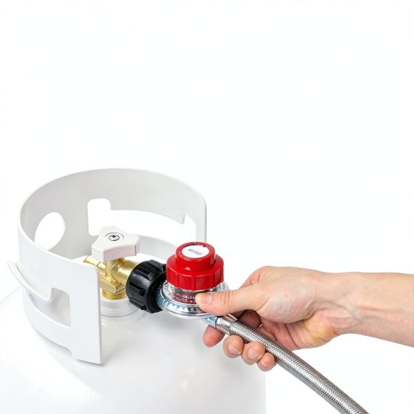 GASPRO Propane Regulator Adjustable Stainless Steel Hose-7