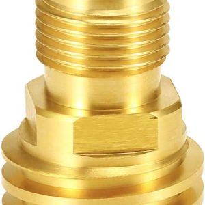 Hooshing Propane Adapter Brass Quick Connect for Grills-0