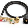 YITOUU Propane Refill Adapter Brass Hose Camping Grill-0