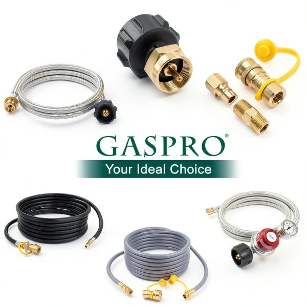 GASPRO Propane Adapter Brass Connector for Grill Tanks-6