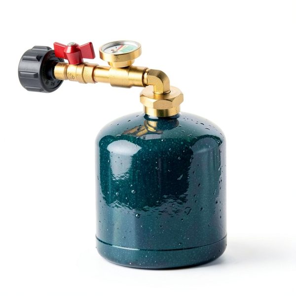 Konros Propane Refill Adapter Brass Reusable Quick Refill-5