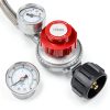 GASPRO Propane Regulator Adjustable Stainless Steel Hose-1