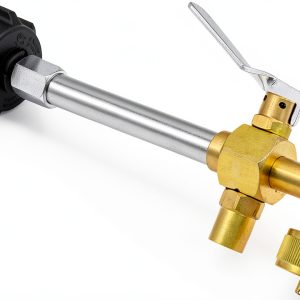 Flame King Propane Refill Adapter Brass Valve Grill-0