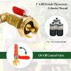Propane Refill Adapter Hose Detoypapa Stainless Steel Brass-3