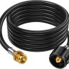 Alloxity Propane Hose Adapter Brass Nylon Grill Connector-0