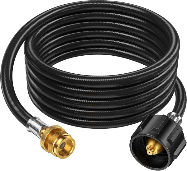 Alloxity Propane Hose Adapter Brass Nylon Grill Connector-0