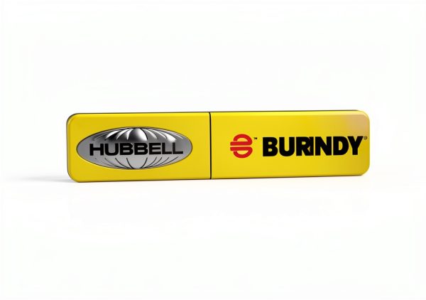 Burndy Mechanical Conn Lug 2-Hole 6 AWG to 300 kcmil Plated Aluminum-1