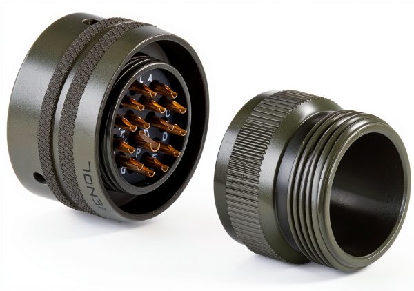 Amphenol PT06A-14-15S Connector Socket Bayonet, Solder, 15 Contacts-1