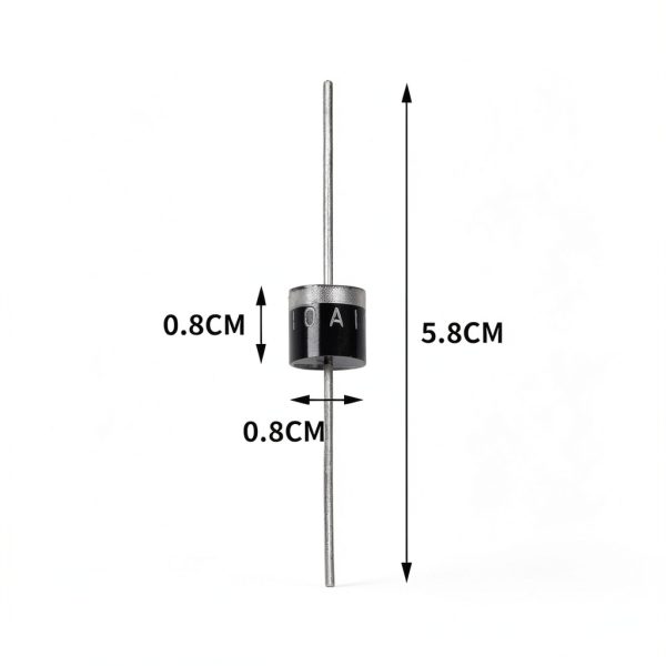 (20 Pcs) DSSRQI 10A10 Rectifier Diode, 10A 1000V R-6 Axial Electronic Silicon Diodes-1