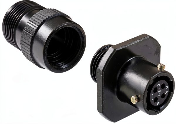 Amphenol PT01A-8-4S Circular Connector Socket Shell 4 Contact Bayonet-0