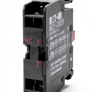 Eaton M22-CK01 Contact Block Cage Black 22mm Cylindrical Connector-0