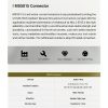 Circular Connector Elecbee MS3106A14S-7S Gilded 3‑Pin Female Threaded-3